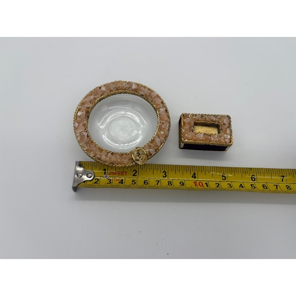 Vintage Matchbox Holder  And Ashtray with La Petite Safety Matches Sweden - Picture 7 of 8